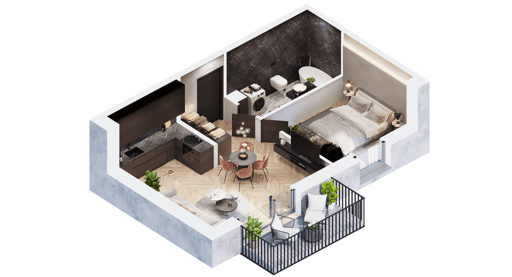 Apartment 3D 1